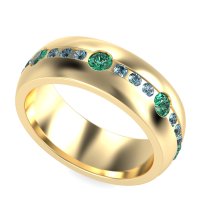 8mm Men's Modern Channel Band