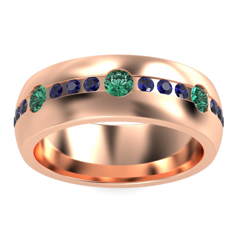 8mm Men's Modern Channel Band