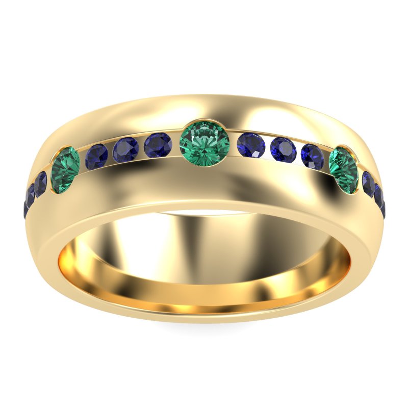 8mm Men's Modern Channel Band