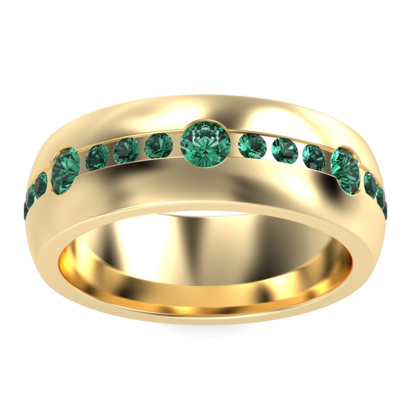 8mm Men's Modern Channel Band