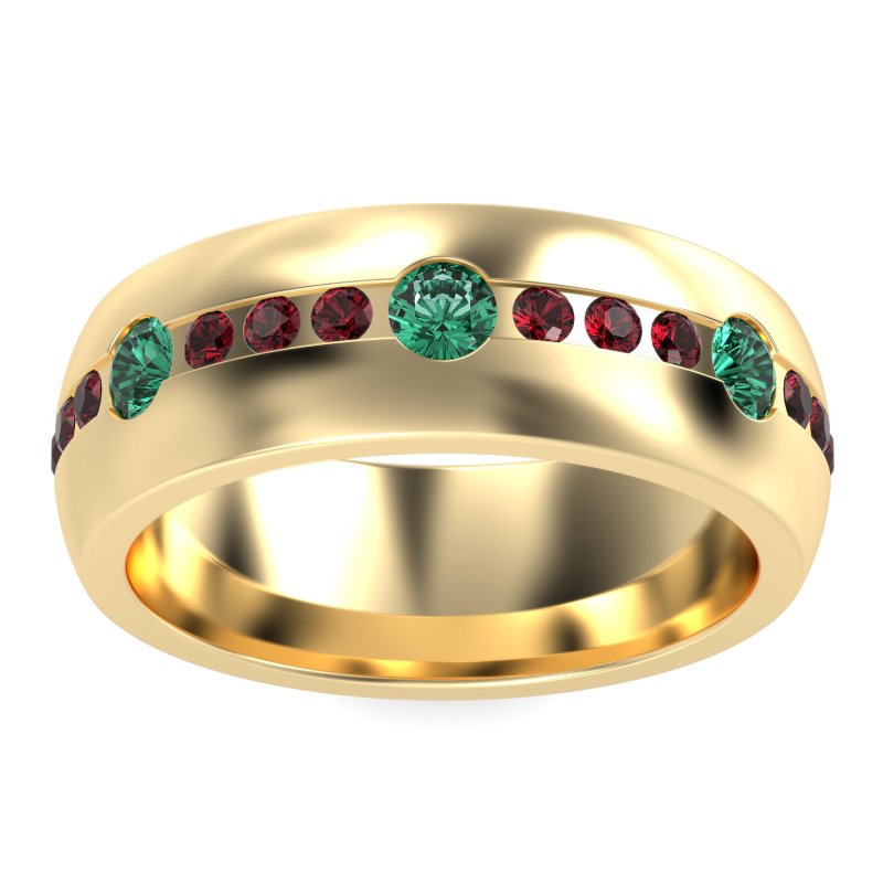 8mm Men's Modern Channel Band