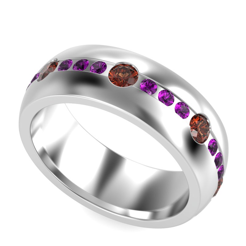 8mm Men's Modern Channel Band