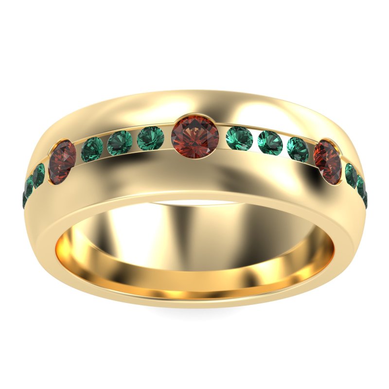 8mm Men's Modern Channel Band