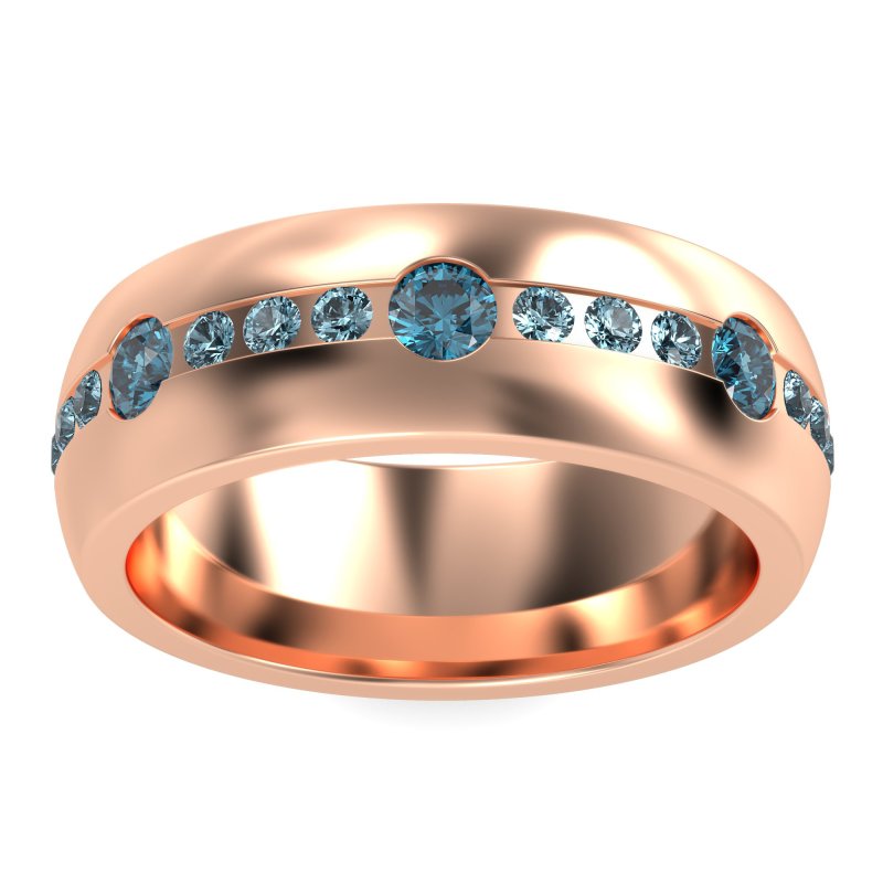 8mm Men's Modern Channel Band