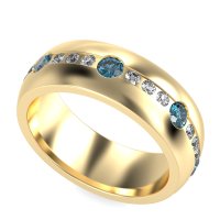 8mm Men's Modern Channel Band