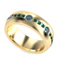 8mm Men's Modern Channel Band
