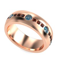 8mm Men's Modern Channel Band