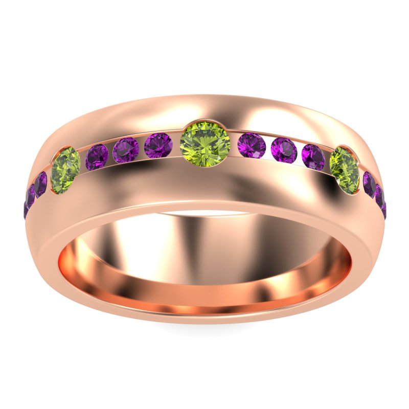 8mm Men's Modern Channel Band