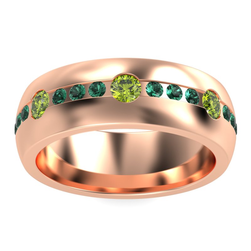 8mm Men's Modern Channel Band