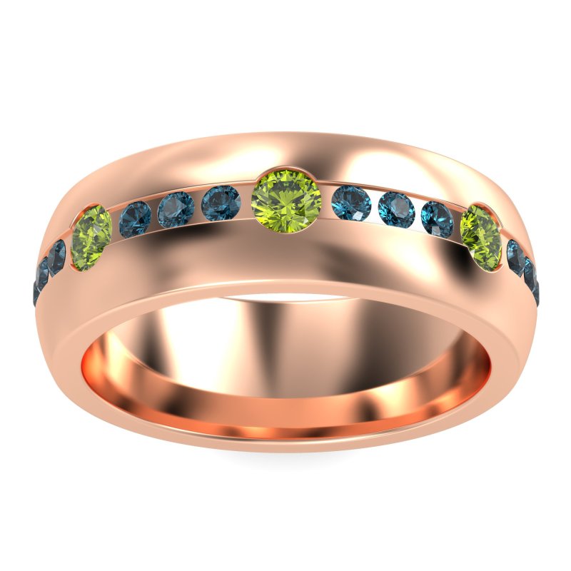 8mm Men's Modern Channel Band
