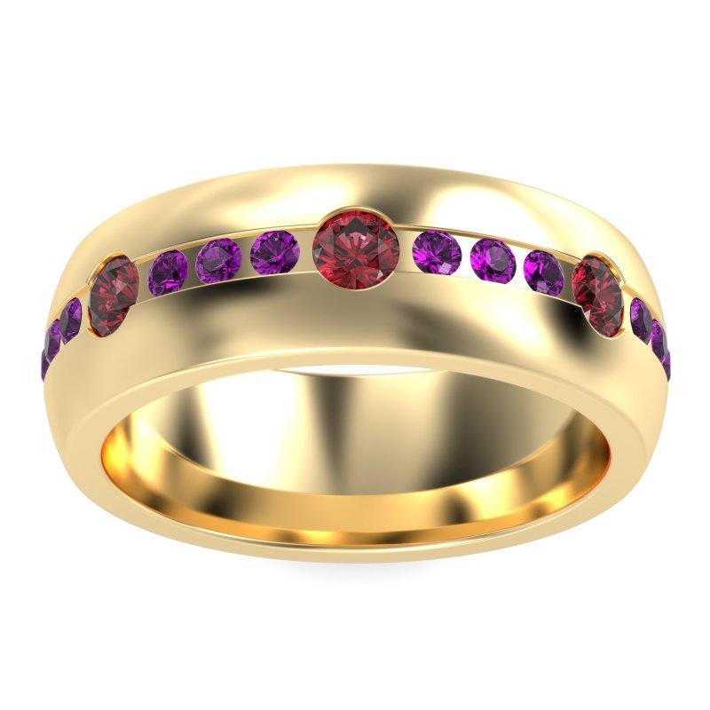 8mm Men's Modern Channel Band