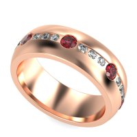8mm Men's Modern Channel Band