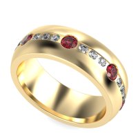 8mm Men's Modern Channel Band