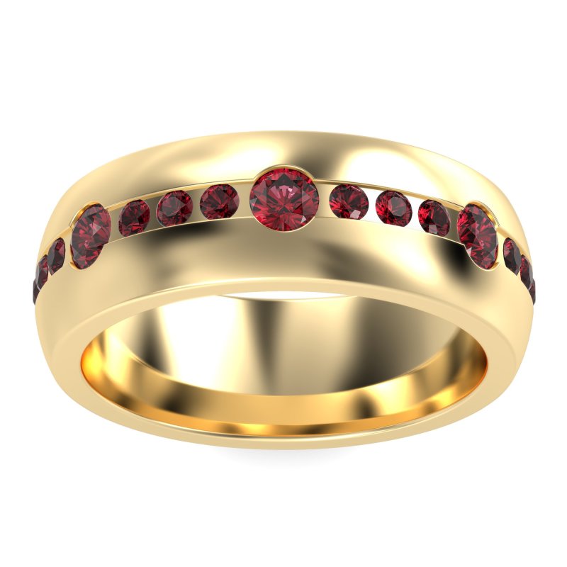 8mm Men's Modern Channel Band