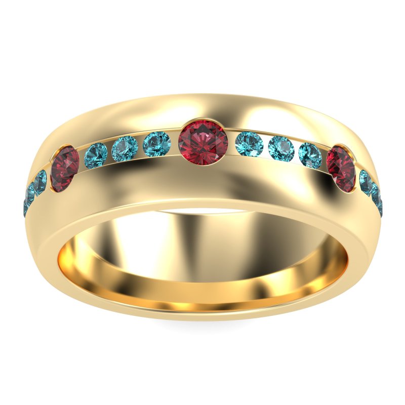 8mm Men's Modern Channel Band