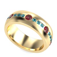 8mm Men's Modern Channel Band