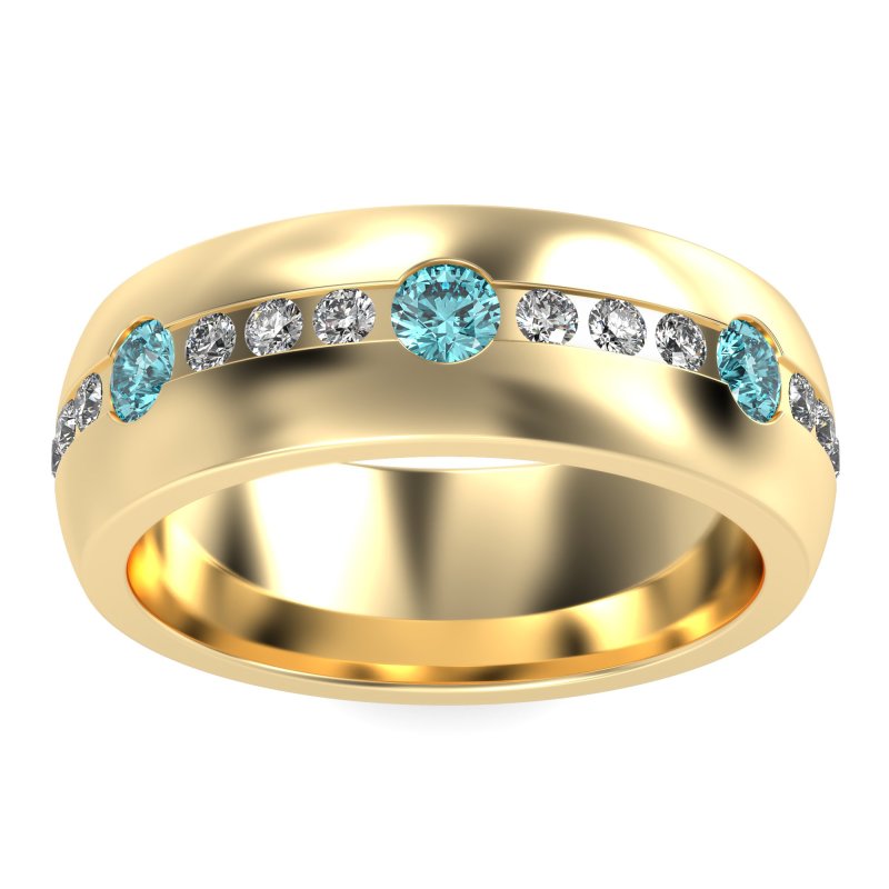 8mm Men's Modern Channel Band