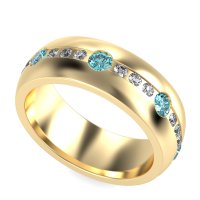 8mm Men's Modern Channel Band