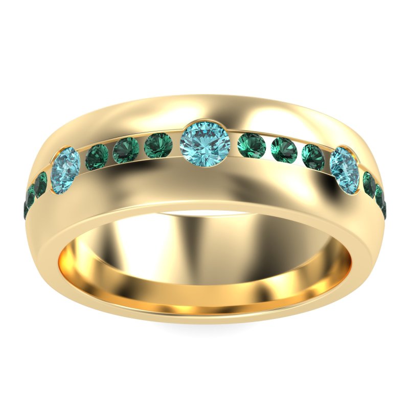 8mm Men's Modern Channel Band