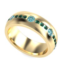 8mm Men's Modern Channel Band