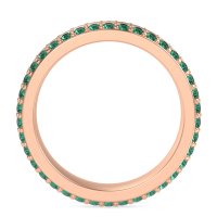 8mm Men's Emerald Cut Band