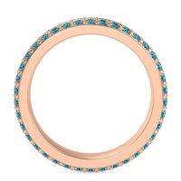 8mm Men's Emerald Cut Band