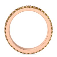 8mm Men's Emerald Cut Band