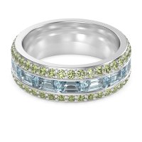 8mm Men's Emerald Cut Band