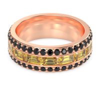 8mm Men's Emerald Cut Band