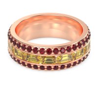 8mm Men's Emerald Cut Band