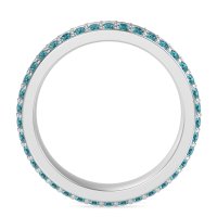 8mm Men's Emerald Cut Band