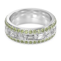 8mm Men's Emerald Cut Band