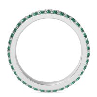 8mm Men's Emerald Cut Band