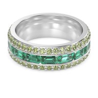 8mm Men's Emerald Cut Band
