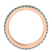 8mm Men's Emerald Cut Band