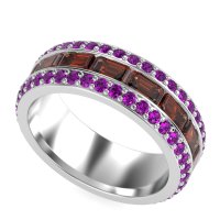 8mm Men's Emerald Cut Band