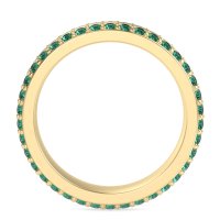 8mm Men's Emerald Cut Band