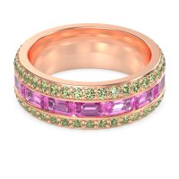 8mm Men's Emerald Cut Band