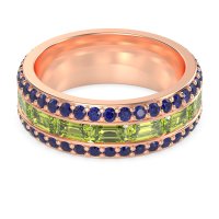 8mm Men's Emerald Cut Band