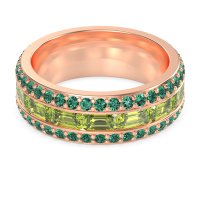 8mm Men's Emerald Cut Band