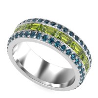 8mm Men's Emerald Cut Band