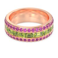 8mm Men's Emerald Cut Band