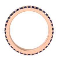 8mm Men's Emerald Cut Band