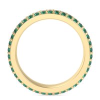 8mm Men's Emerald Cut Band