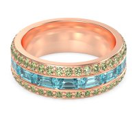 8mm Men's Emerald Cut Band