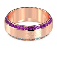 8mm Men's Eternity Channel Band