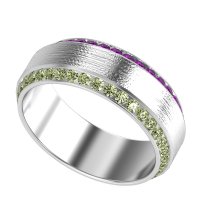 8mm Men's Eternity Channel Band