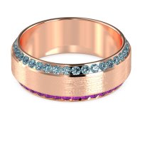 8mm Men's Eternity Channel Band
