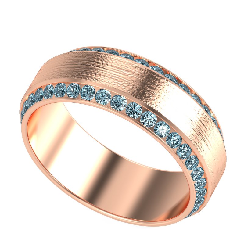 8mm Men's Eternity Channel Band