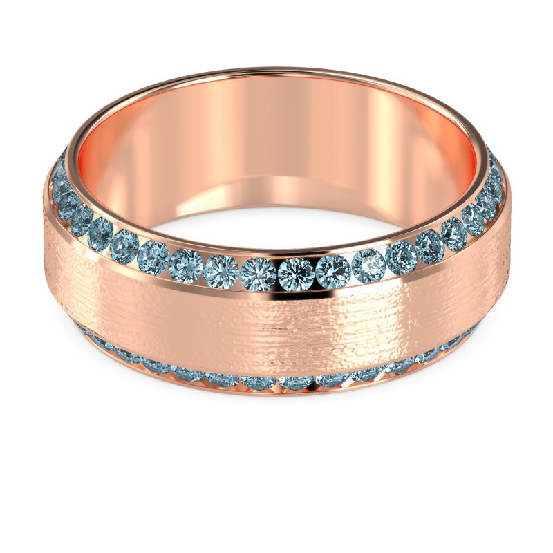8mm Men's Eternity Channel Band